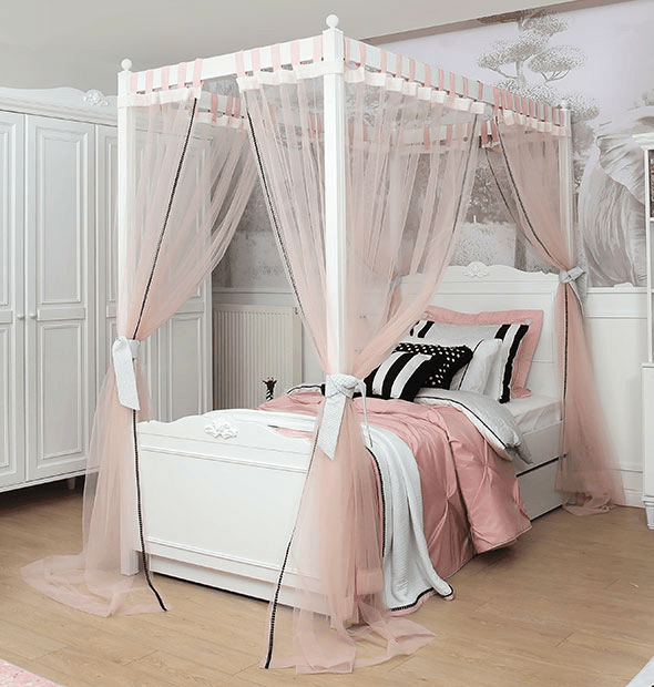 PINKY MOSQUITO NET 4 PCS 180X240 BOWDER - Image 2