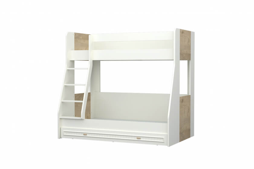 MONTE BUNK BED 90X200 / 120X200 U CREAM - Image 3
