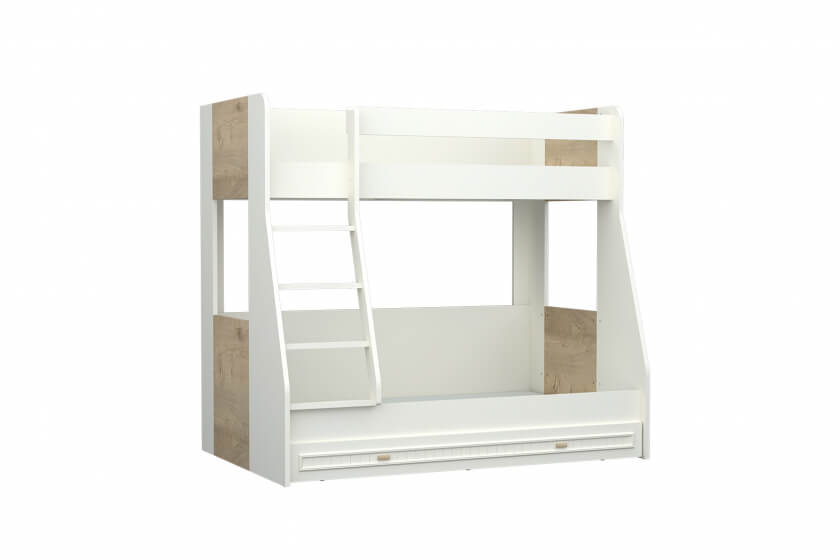 MONTE BUNK BED 90X200 / 120X200 U CREAM - Image 4
