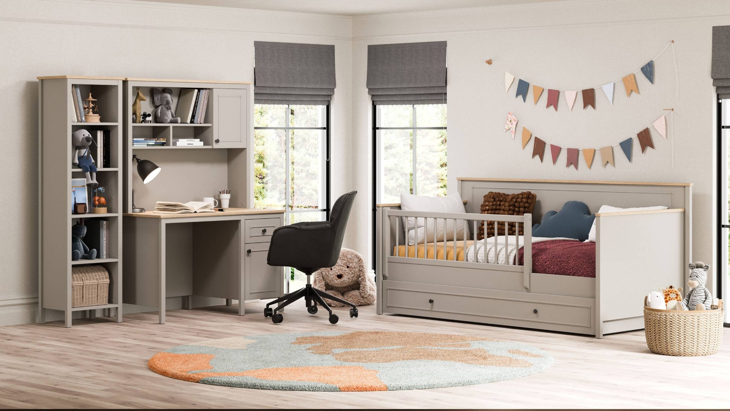 SENTO TODDLER BED U GREY - Image 3