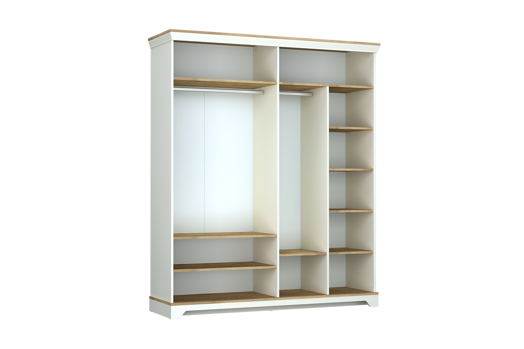 MONTE 4 DOORS WARDROBE CREAM - Image 2