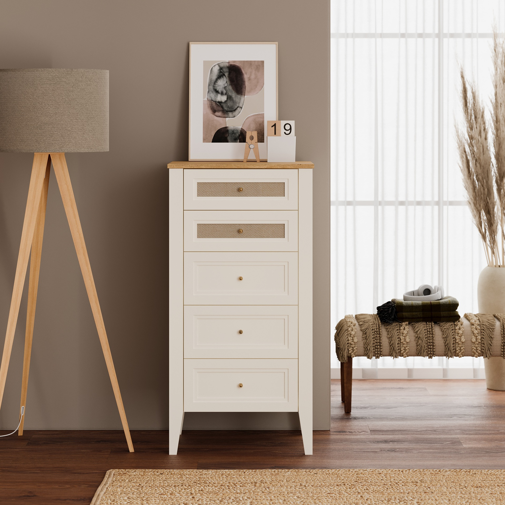 CORSO CHEST OF DRAWERS U CREAM - Image 2
