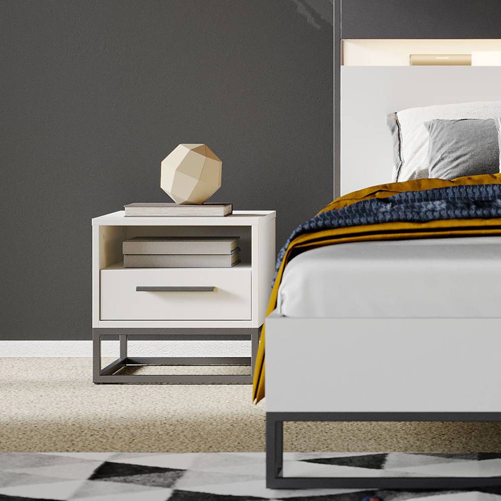 LEGEND NIGHTSTAND U ULT_WHITE - Image 2