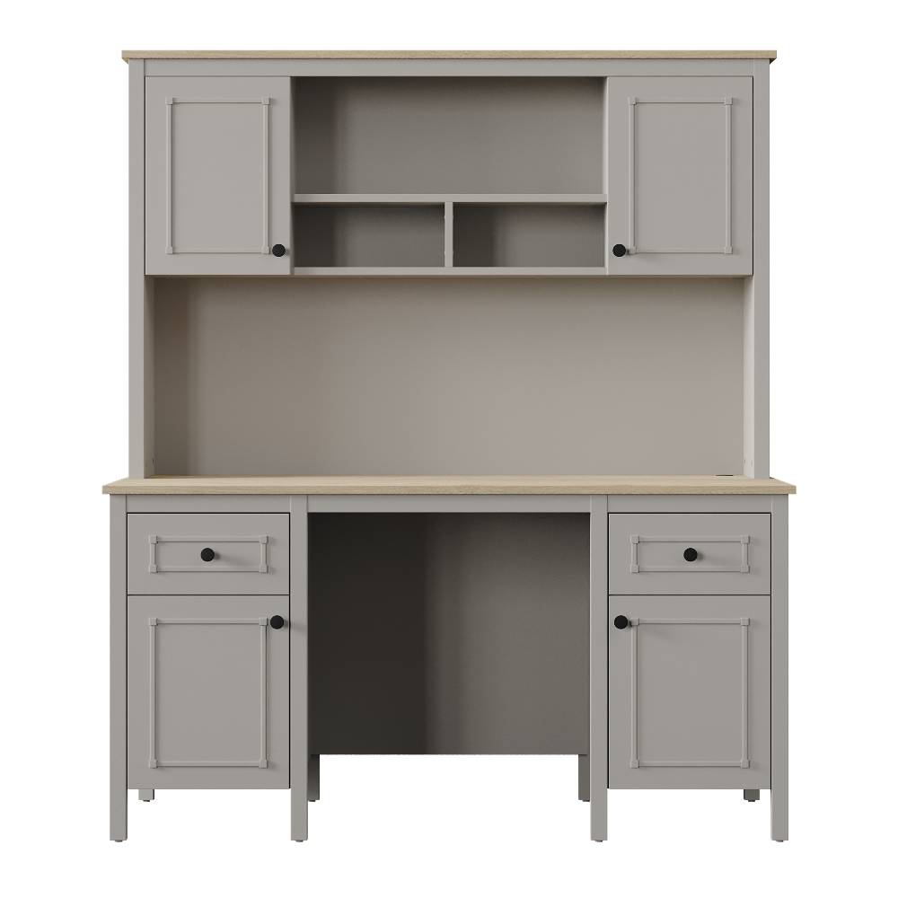 SENTO STUDY DESK WIDE U GREY - Image 2
