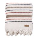 PIQUE MARY STRIPE EKRU COLORFUL (130X170 CM)