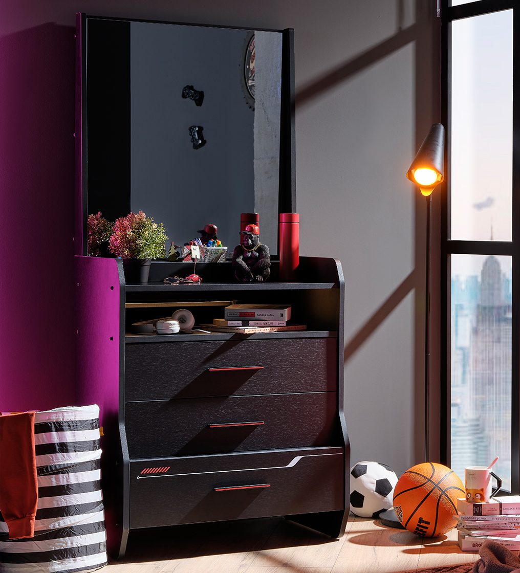 ROOX CHIFFONIER MIRROR BLACK - Image 2