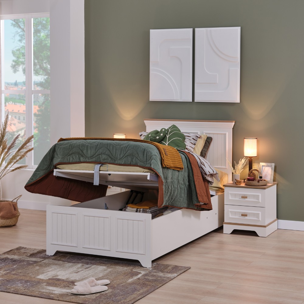 MONTE 100X200 BEDBASE CREAM - Image 2