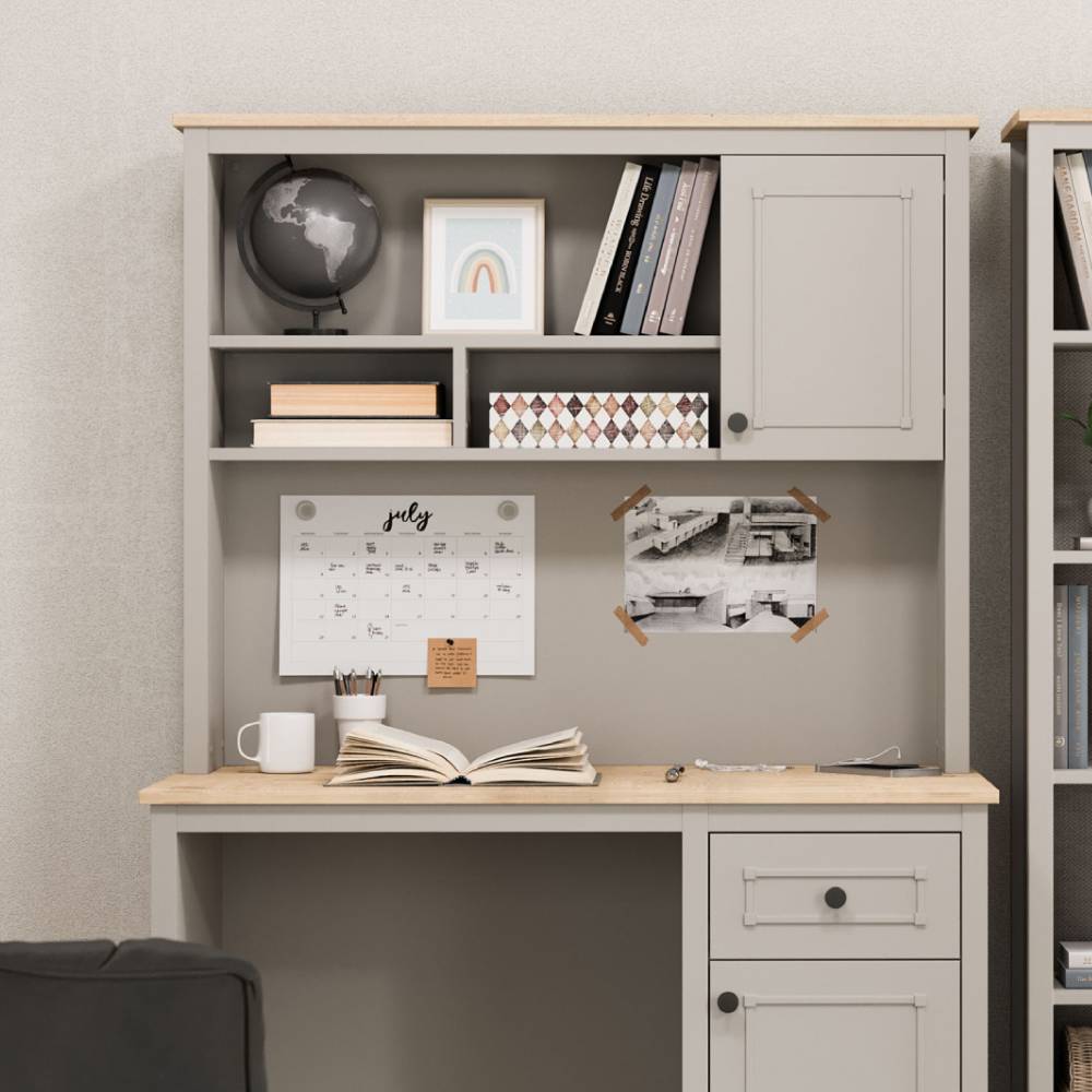 SENTO STUDY DESK TOP UNIT U GREY - Image 2