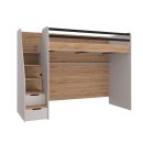 NEW OPTIONS BUNK BED OAK