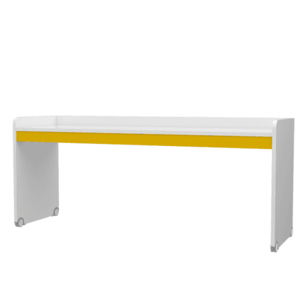 NEO STUDY DESK LARGE U YELLOW