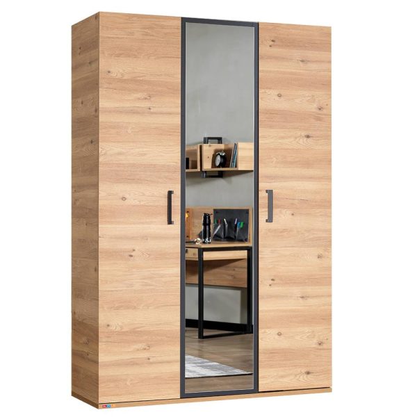 IRONY 3 DOORS WARDROBE C1