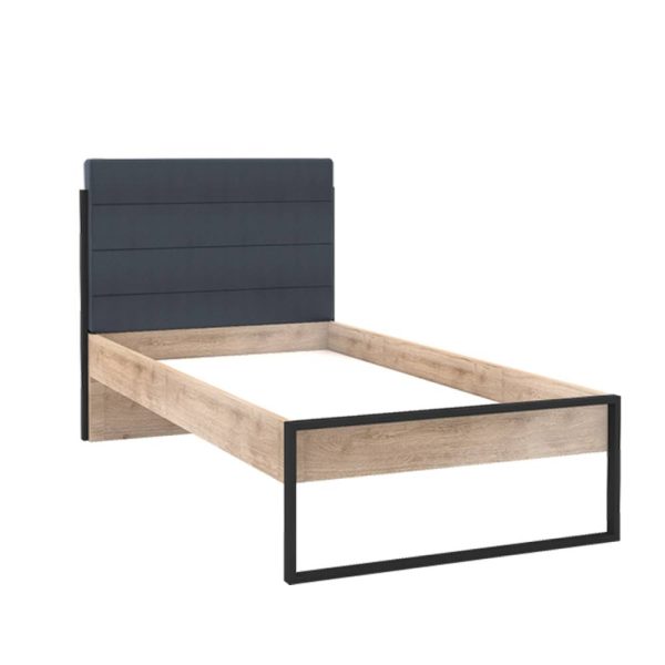 IRONY 120*200 VERTICAL BED FRAME & HB 4 OAK