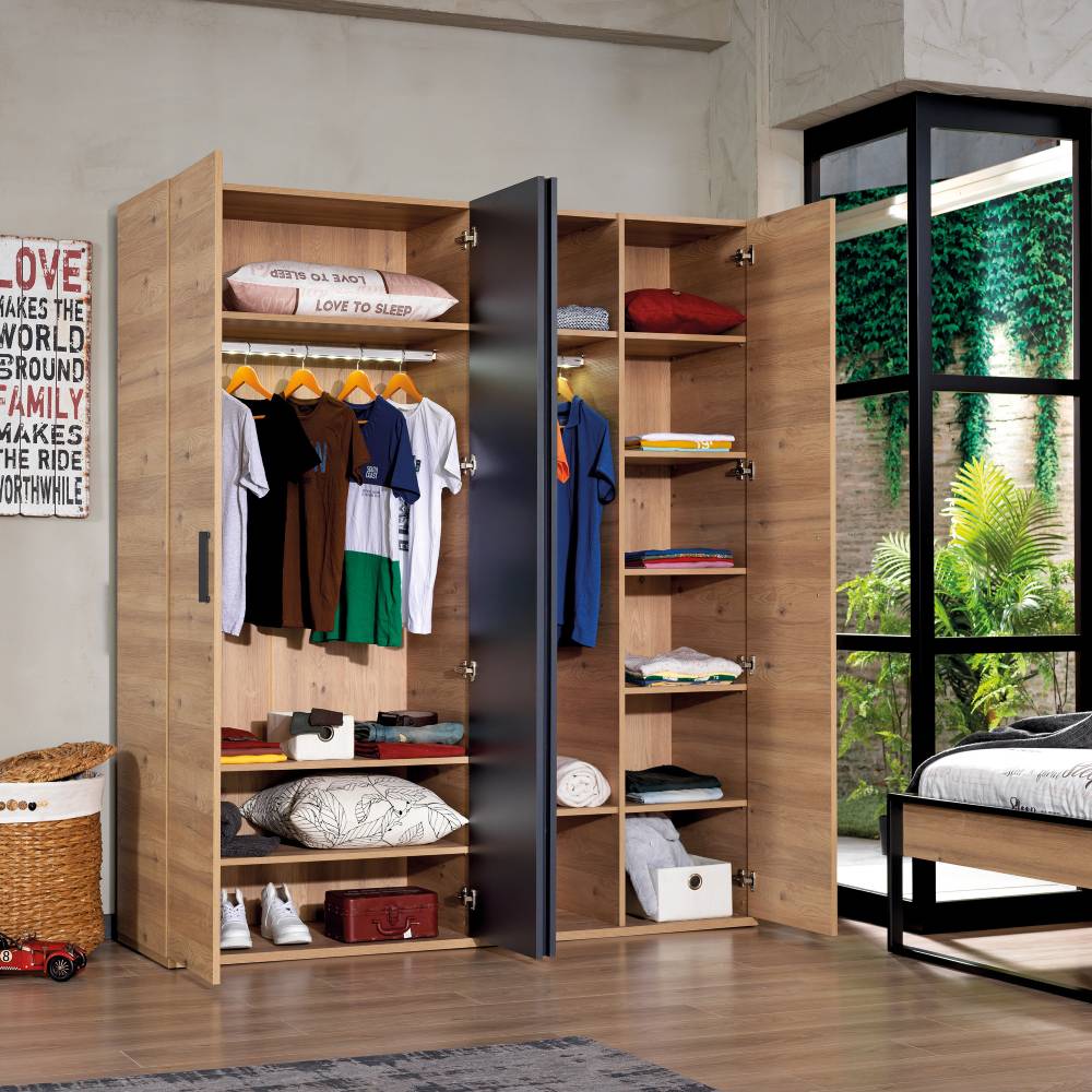 IRONY 4 DOORS WARDROBE - Image 3