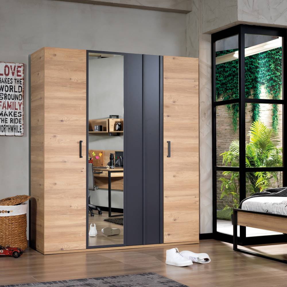 IRONY 4 DOORS WARDROBE - Image 2