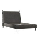 ARWEN 120X200 BED FRAME & HB U DARK_OAK