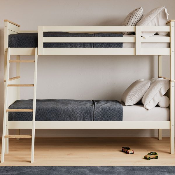 MONTE BUNK BED PURE 90X200 CREAM